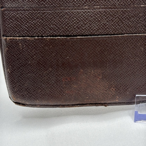 Louis Vuitton Ebene Damier Bi-Fold Marco Wallet Brown | Men’s | Pre-Owned | - Picture 5 of 9